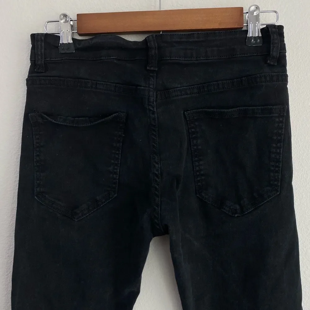 Fredd Marshall Distressed Black Skinny Jeans 28